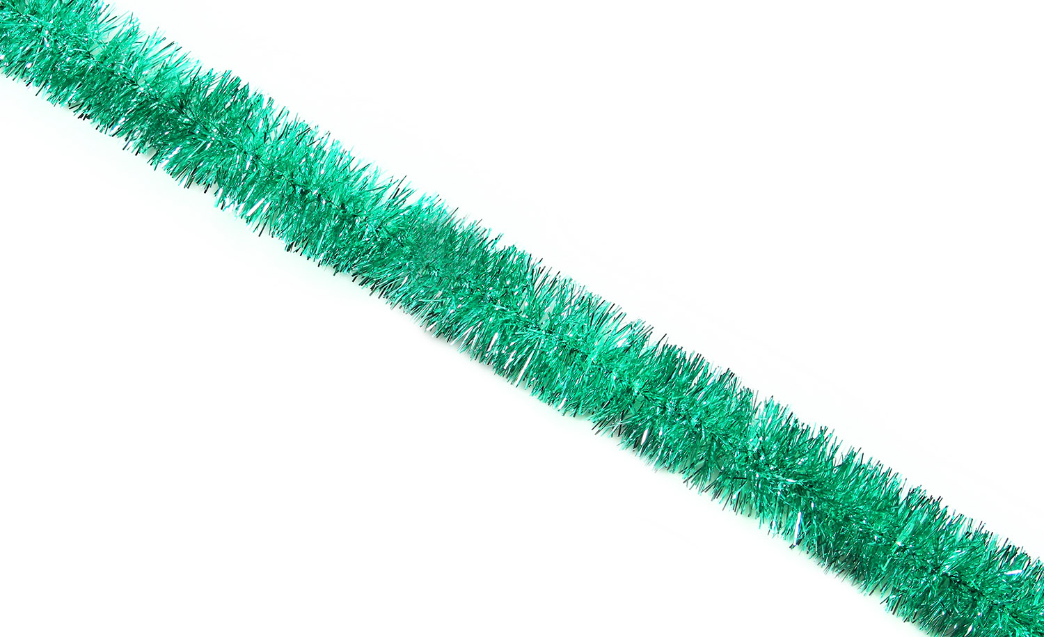картинка Новогодняя мишура зеленая 7см длина 1,8метра 163885 от магазина KidParade  