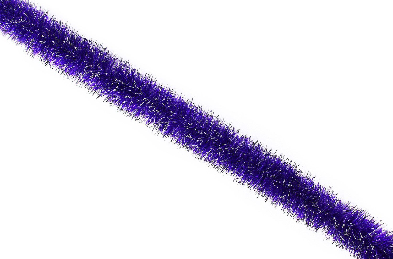 картинка Новогодняя мишура фиолетовая 7см длина 1,8метра  163887 от магазина KidParade  